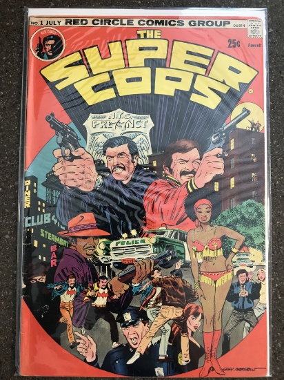Super Cops Comic #1 Red Circle Comics 1974 Bronze Age KEY 1st Issue