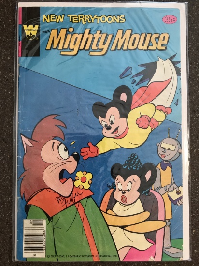 New Terrytoons Comic #52 Whitman Mighty  Mouse Bronze age Comic 1978