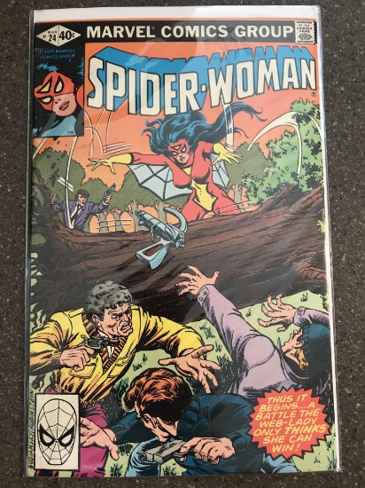 Spider-Woman Comic #24 Marvel Comics 1980 Bronze Age Superhero Comic Mike Esposito