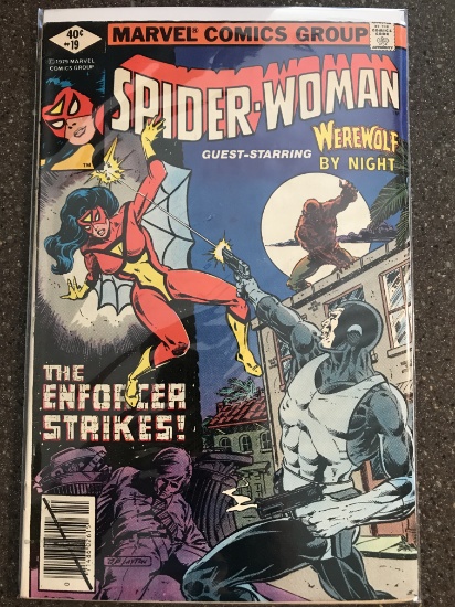 Spider-Woman Comic #19 Marvel Comics 1979 Bronze Age Superhero Comic Mike Esposito Werewolf By Night