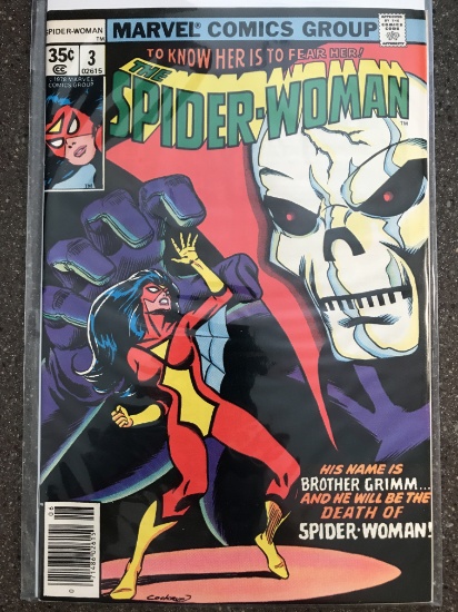 Spider-Woman Comic #3 Marvel Comics 1978 Bronze Age Superhero Comic KEY 1st Appearance Brothers Grim