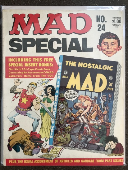 MAD Special Magazine #24 Includes Nostalgic MAD #6 Comic! Don Martin Sergio Argones 1977
