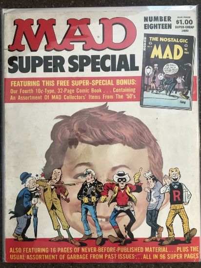 MAD Special Magazine #18 Includes Nostalgic MAD #4 Comic! Don Martin Sergio Argones 1975