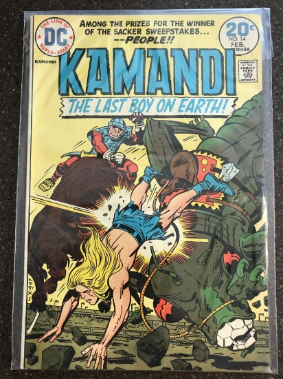 Kamandi Comic #14 DC Comics 1974 Bronze Age Comic Jack Kirby Mike Royer Last Boy on Earth