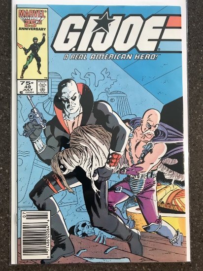 GI Joe A Real American Hero! #49 Marvel Comics 1986 KEY Origin of Serpentor Slipstream Leatherneck
