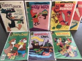 7 Cartoon Comics Silver-Bronze Age Chip n Dale, Road Runner Walt Disney Showcase Daffy Duck Gold Key