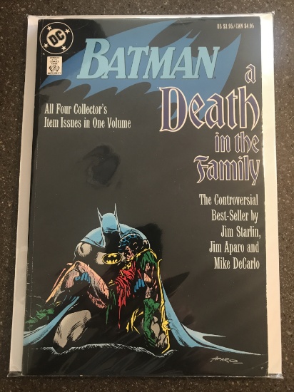 Batman A Death in the Family Graphic Novel DC Comics 2nd Edition 1989 TPB