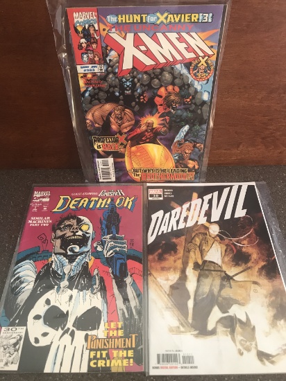 3 Issues Daredevil #10 Deathlok #7 X-Men #363 Marvel Comics