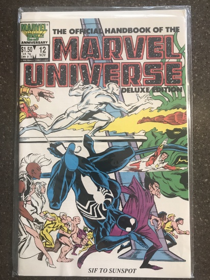 The Official Handbook of the Marvel Universe Deluxe Edition #12 Comic Marvel Comics 1986