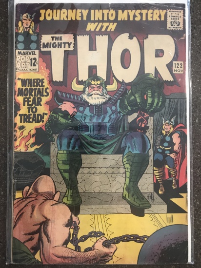 Journey Into Mystery The Mighty Thor #122 Marvel Comics 1965 Silver Age Jack Kirby