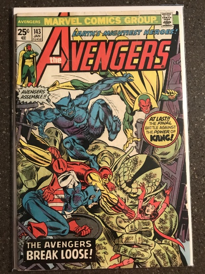 Avengers #143 Comic Marvel Comics 1976 Bronze Age