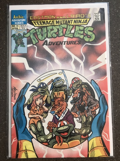 Teenage Mutant Ninja Turtles Adventures #19 Archie Comics KEY 1st Appearance Mutanimals