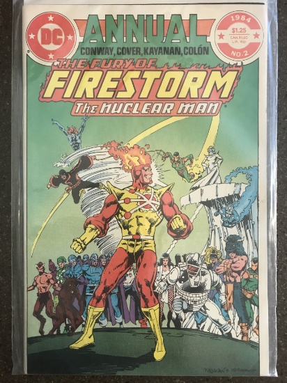 DC Annual #2 The Fury of Firestorm The Nuclear Man 1984 Bronze Age