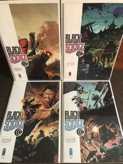 4 Issues Black Science Comics #8 #9 #10 & #11 Image Comics