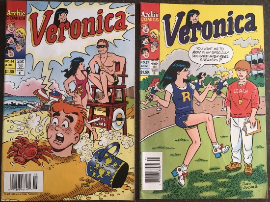 2 Issues Veronica #54 & #57 Archie Comics