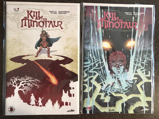 2 Issues Kill the Minotaur Comic #2 & #4 Image Comics