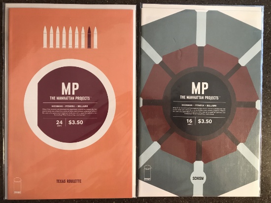 2 Issues The Manhattan Projects Comic #16 & #24 Image Comics