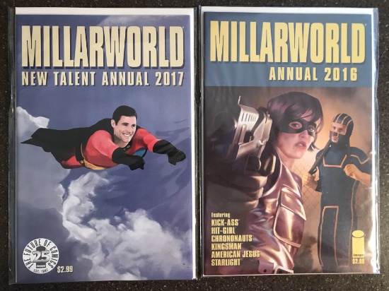 2 Issues Millarworld Annual 2016 & New Talent Annual 2017 Image Comics