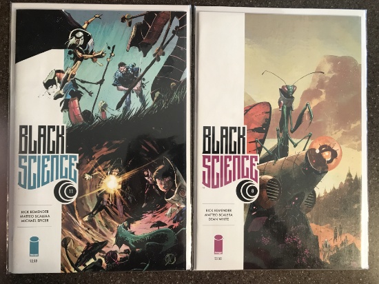 2 Issues Black Science Comic #8 & #11 Image Comics