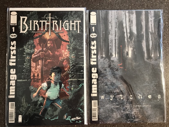 2 Issues Wytches Comic #1 & Birthright Comic #1 Image Firsts KEY 1st Issue