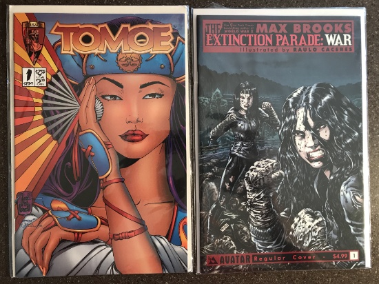 2 Issues Extinction Parade: War #1 (Max Brooks) & Tomoe #1 KEY 1st Issues