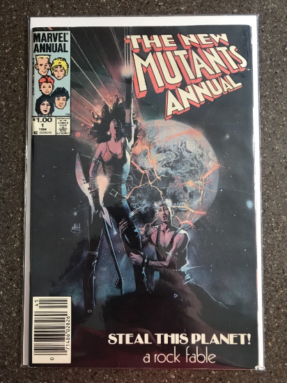 The New Mutants Annual Comic #1 Marvel Comics 1984 Bronze Age KEY 1st Issue