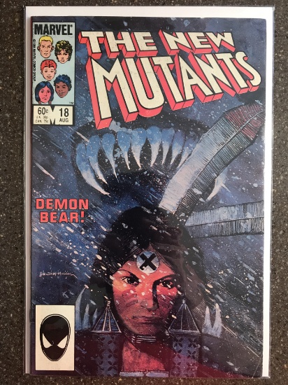 The New Mutants Comic #18 Marvel Comics 1984 Bronze Age KEY 1st Appearance Warlock