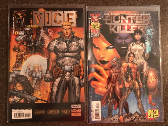 2 Issues Vice: Martyrs Comic #1 & Hunter Killer Comic #0 Image KEY 1st Issues