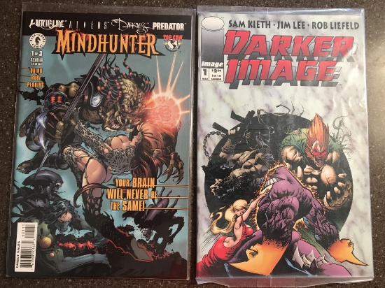 2 Issues Darker Image Comic #1 & Mindhunter Comic #1 KEY 1st Issues