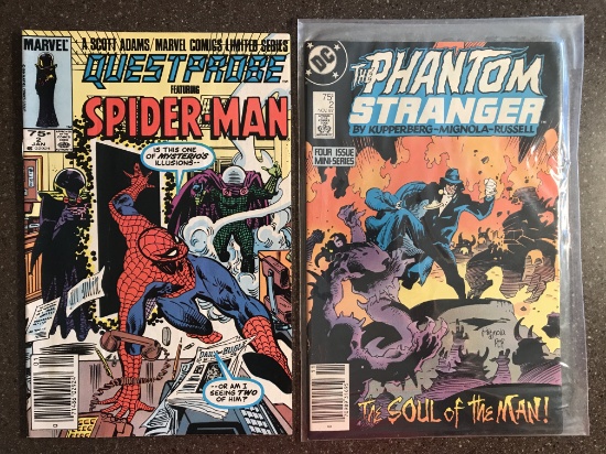 2 Issues The Phantom Stranger Comic #2 & Questprobe Comic #2 Spider-Man vs Mysterio