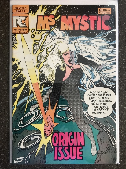 Ms Mystic Comics #1 Pacific Comics 1982 Bronze Age KEY 1st Issue