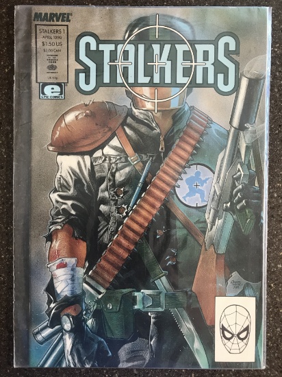 Stalkers Comic #1 Marvel Comics 1990 Chad Wick Motown Madness