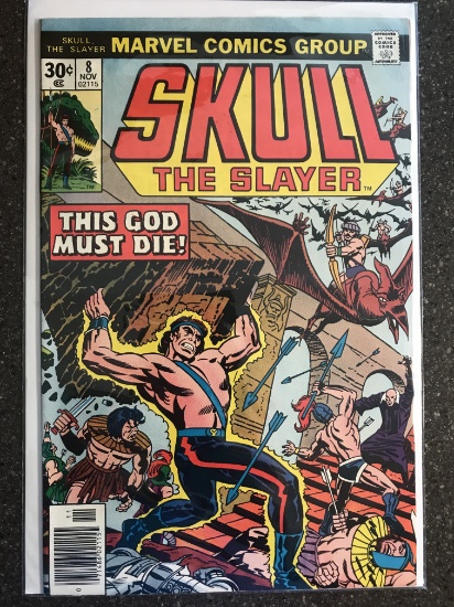 Skull the Slayer Comic #8 Marvel Comics 1976 Bronze Age Cover Jack Kirby Marie Severin