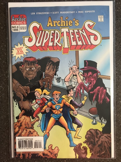 Archies Super Teens Comic #3 Archie Comics Pureheart the Powerful Evilheart