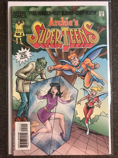 Archies Super Teens Comic #2 Archie Comics Pureheart the Powerful Evilheart