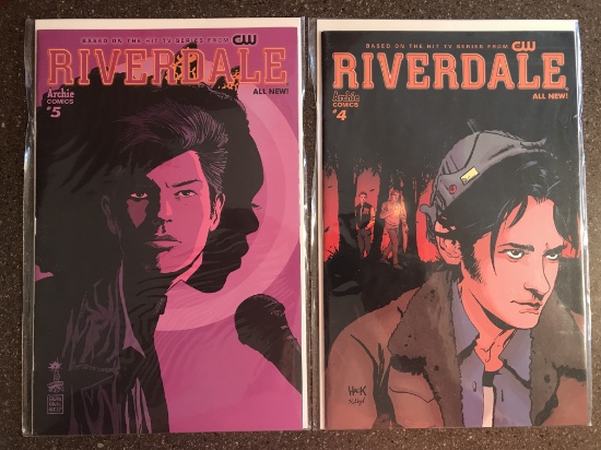 2 Issues Riverdale Comic #4 & #5 Archie Comics Based on the TV Series on the CW