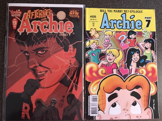 2 Issues Archie Comic #606 & Afterlife with Archie Comic #9 Archie Comics