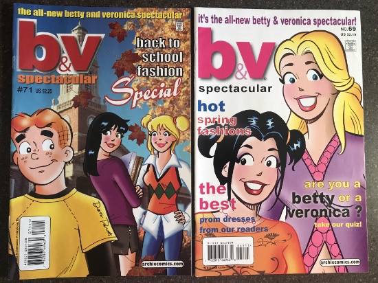 2 Issues b & v Spectacular Comic #69 & #71 Archie Comics