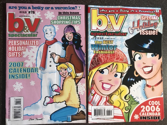 2 Issues b & v Spectacular Comic #72 & #76 Archie Comics