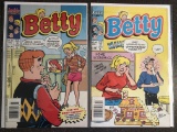 2 Issues Betty Comic #43 & #46 Archie Comics