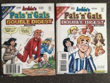 2 Issues Pals n Gals Double Digest Magazine #105 & #107 Archie Comics
