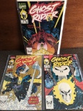 3 Issues Ghost Rider Comic #6 #8 & #9 Marvel Comics 1990 Copper Age