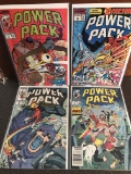4 Issues Power Pack Comic #31 #35 #36 & #40 Marvel Comics 1987 Copper Age