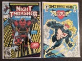 2 Issues Night Thrasher Four Control Comic #1 & Comics Greatest World Rebel Comic #1 KEYS