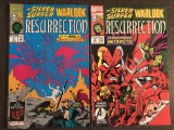 2 Issues The Silver Surfer Warlock Resurrection Comic #3 & #4 Marvel Comics KEY Series Finale
