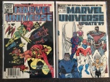 2 Issues Marvel Universe Update 89 #1 & Marvel Universe #14 KEY 1st Issue
