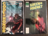 2 Issues Code of Honor Comic #4 & The Green Hornet Comic #7 Both Painted Covers