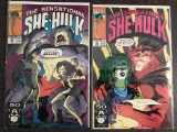 2 Sensational She-Hulk Comics #27-28 Run In Series Marvel Comics Mephisto