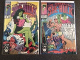2 Sensational She-Hulk Comics #25-26 Run In Series Marvel Comics Excalibur Hercules Thor