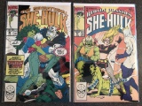 2 Sensational She-Hulk Comics #23-24 Run In Series Marvel Comics Phantom Blonde Deaths Head
